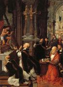 The Mass of St.Gregory Isenbrandt, Adriaen